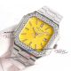 replica super clone Patek Philippe Cubitus 5821 iced out diamond lemon yellow dial watch (2)_th.jpg